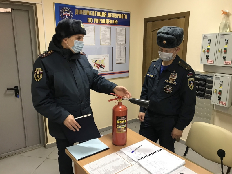 Комплексная проверка противопожарного состояния объектов Центра.