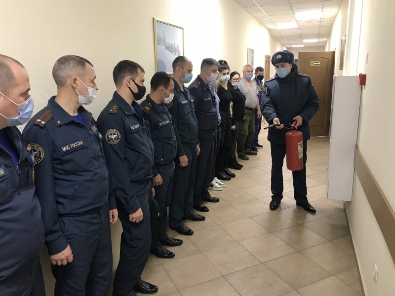 Комплексная проверка противопожарного состояния объектов Центра.