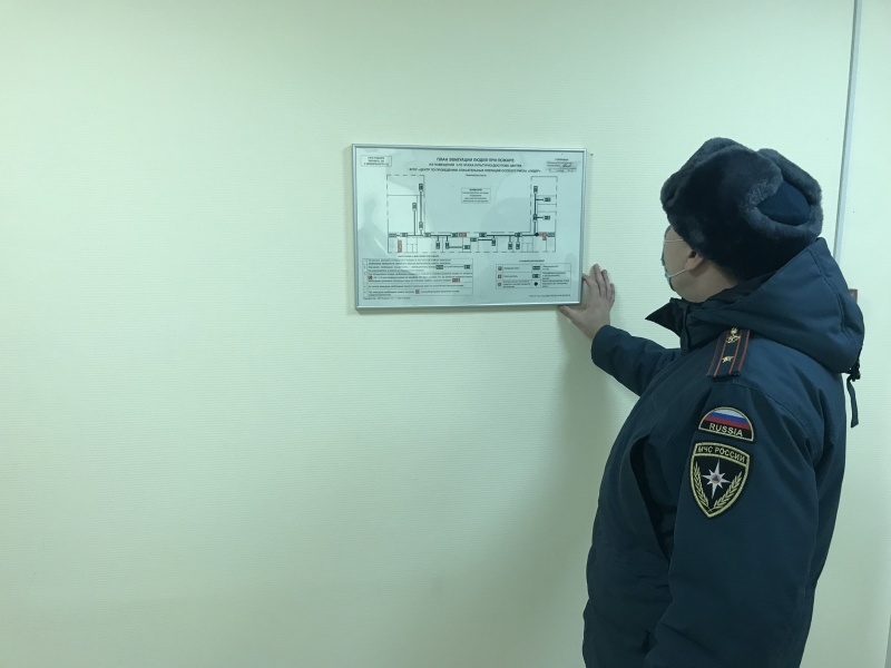 Комплексная проверка противопожарного состояния объектов Центра.