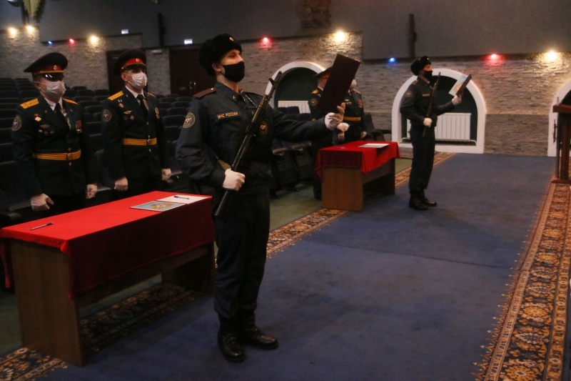 Принятие Военной присяги молодым пополнением Центра.