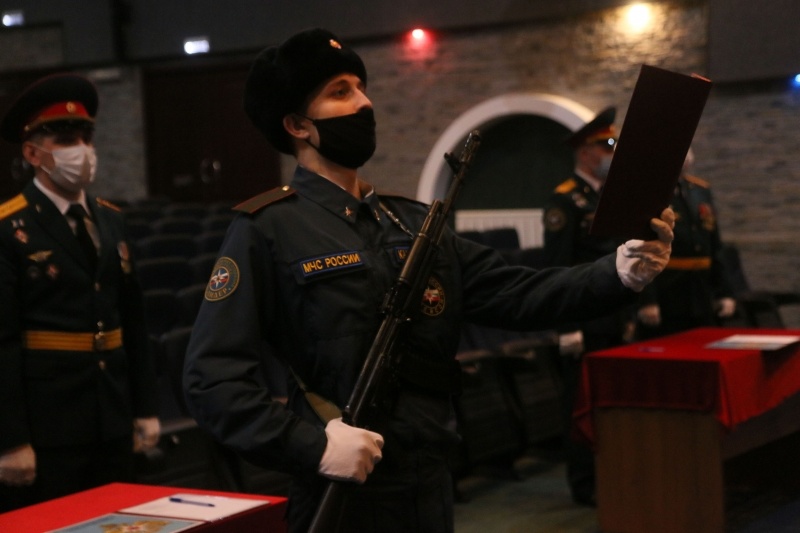 Принятие Военной присяги молодым пополнением Центра.