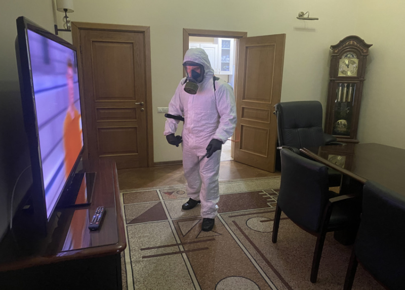 Специалисты Центра осуществили специальную обработку Ярославского вокзала.