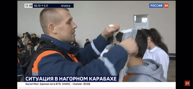 В школах Степанакерта появились уроки безопасности от российских спасателей. Россия 24 В школах Степанакерта появились уроки безопасности от российских спасателей. Россия 24