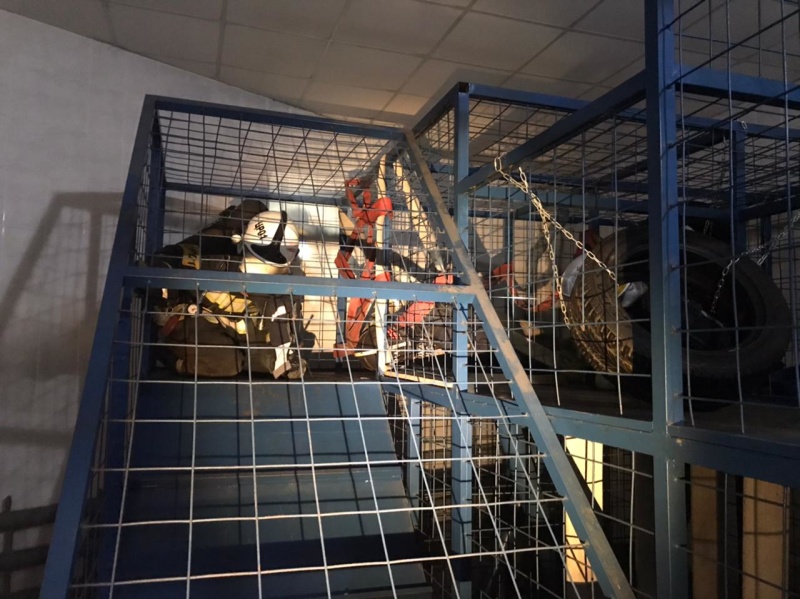 Проведены сборы с личным составом нештатной пожарной команды