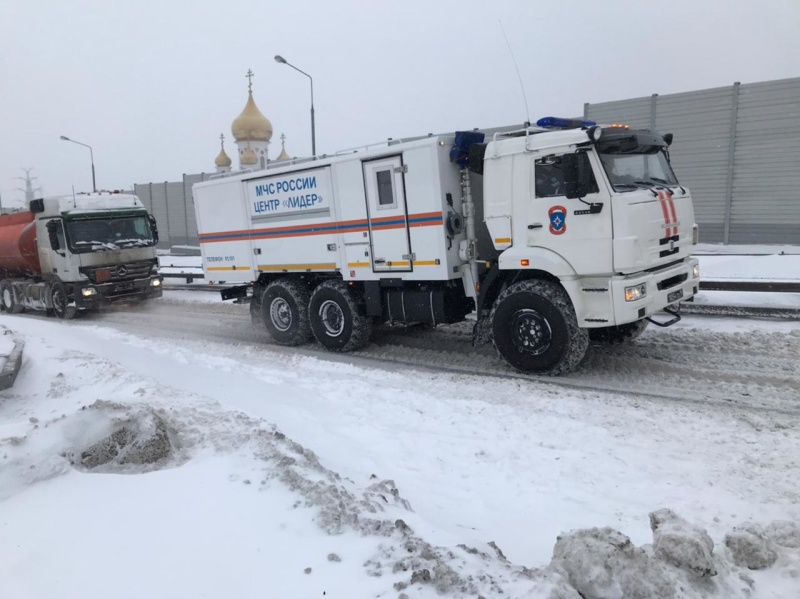 Центр «Лидер» продолжает оказание помощи автомобилистам, попавшим в снежный плен