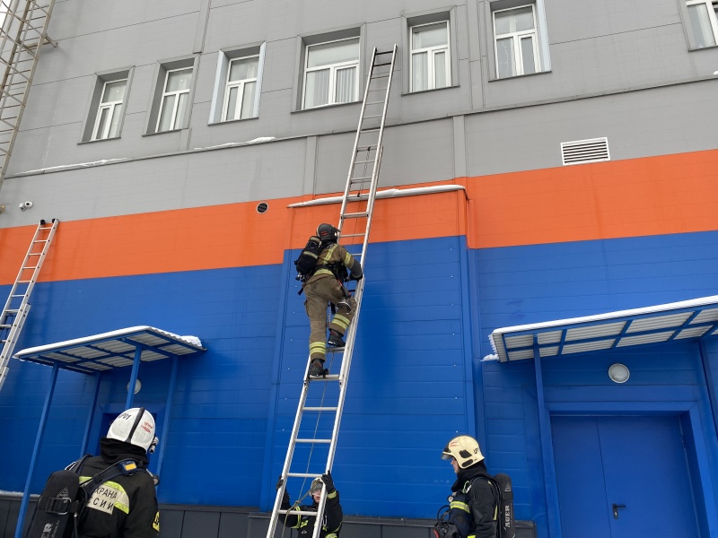 В Центре проведена учебная пожарная тревога