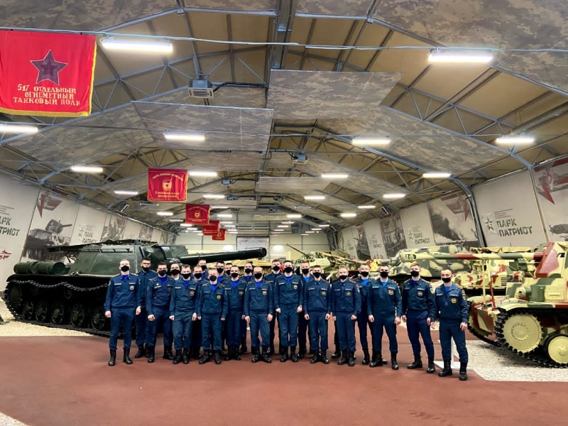 Военнослужащие по призыву посетили парк «Патриот»