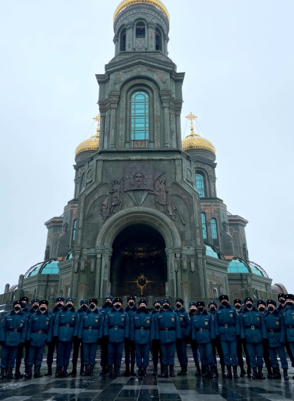 Военнослужащие по призыву посетили парк «Патриот»