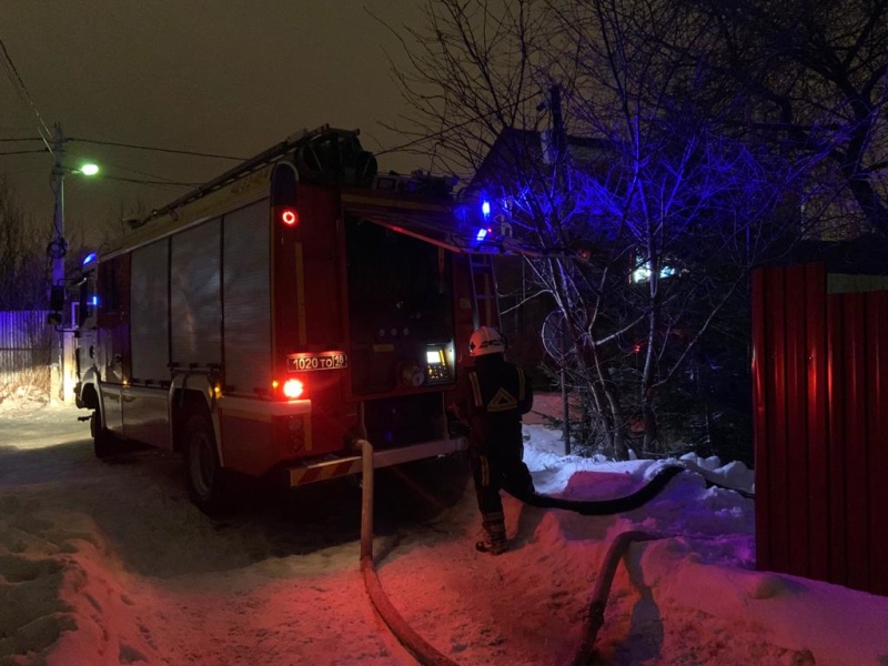 Привлечение дежурной смены и пожарного расчета 14.03.21