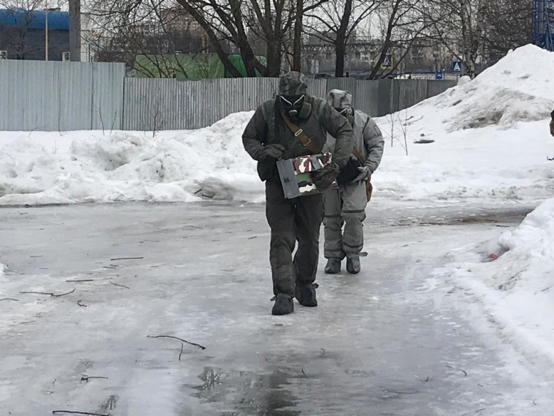 Продолжается полевой выход управления РХБ защиты