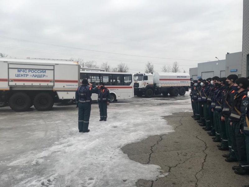 Продолжается полевой выход управления РХБ защиты