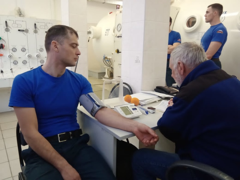 Учебно-тренировочные водолазные спуски