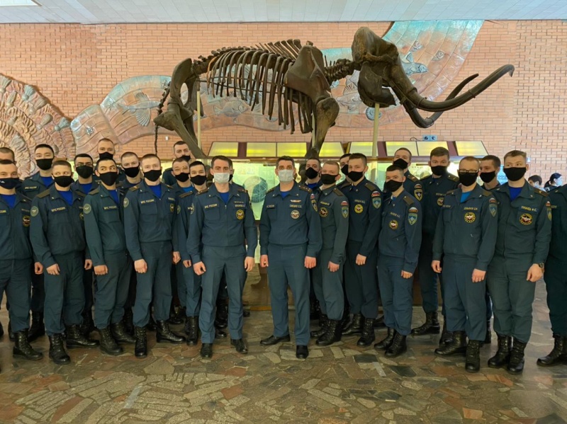 Военнослужащие по призыву посетили Палеонтологический музей им. Ю.А. Орлова