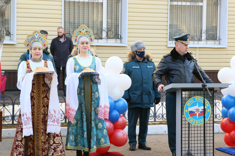 Встреча отряда из служебной командировки