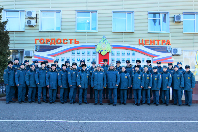 Встреча отряда из служебной командировки