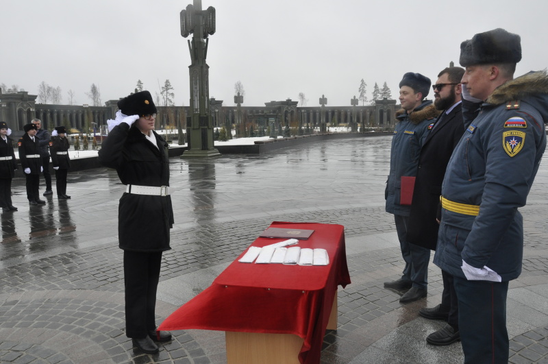 Участие в торжественном мероприятии посвящения в звание "Российского кадета"