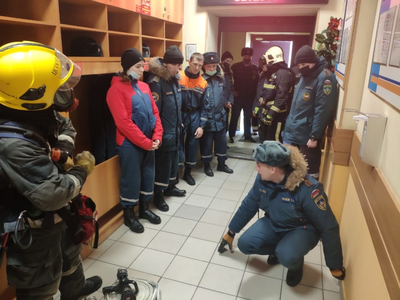 Сборы с личным составом нештатной пожарной команды