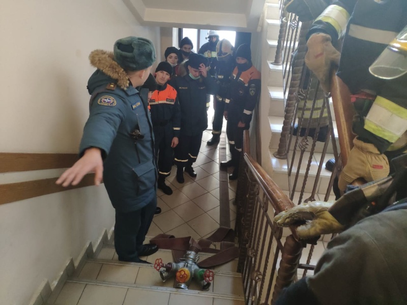 Сборы с личным составом нештатной пожарной команды