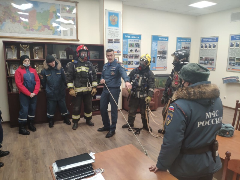 Сборы с личным составом нештатной пожарной команды