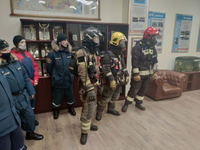 Сборы с личным составом нештатной пожарной команды