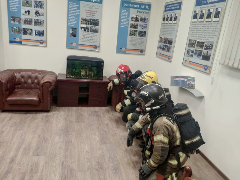 Сборы с личным составом нештатной пожарной команды