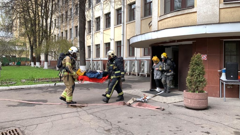 Занятие в Управлении Федерального казначейства по г. Москве по ГО