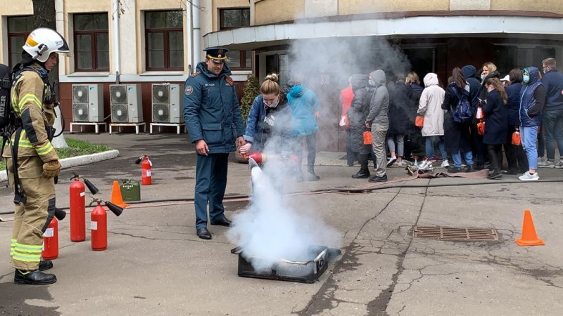 Занятие в Управлении Федерального казначейства по г. Москве по ГО