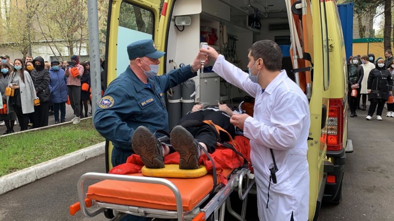 Занятие в Управлении Федерального казначейства по г. Москве по ГО