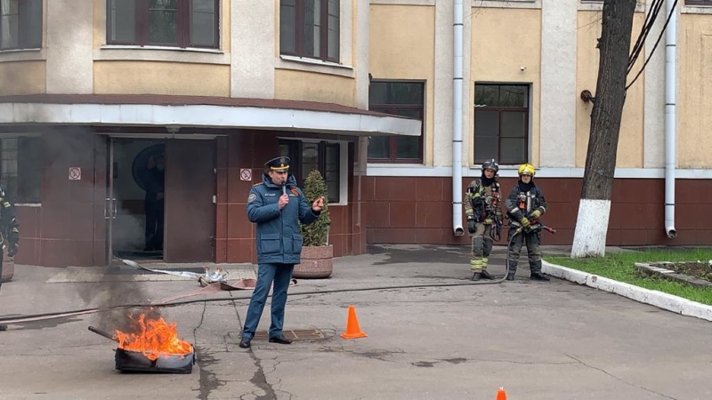 Занятие в Управлении Федерального казначейства по г. Москве по ГО