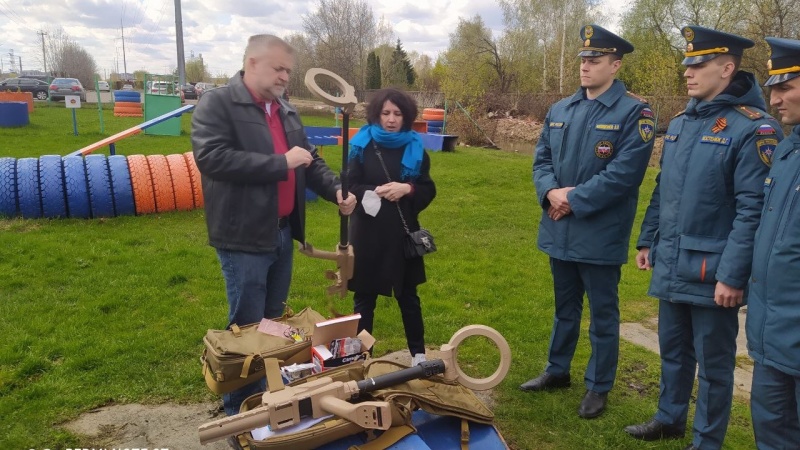 С пиротехниками Центра проведены занятия