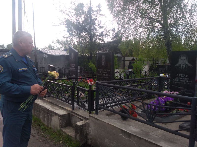 Сотрудники Центра почтили память майора Александра Агеева