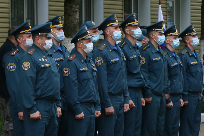 Проводы отряда водолазов Центра в служебную командировку