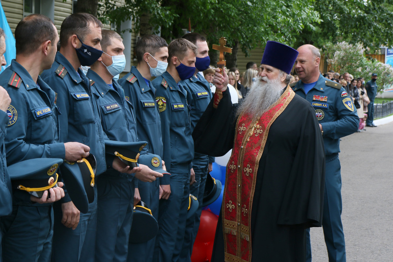 Проводы отряда в Тверскую область