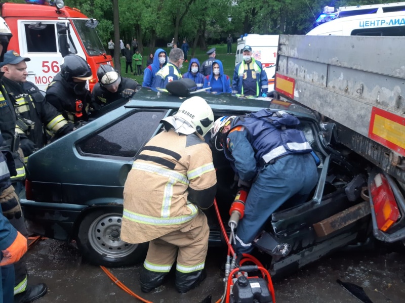 Выезд дежурной смены на ДТП