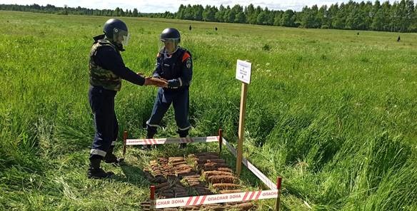 Проведение пиротехнических работ в Тверской области 10.06.2021