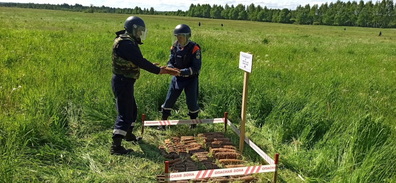 Проведение пиротехнических работ в Тверской области 10.06.2021