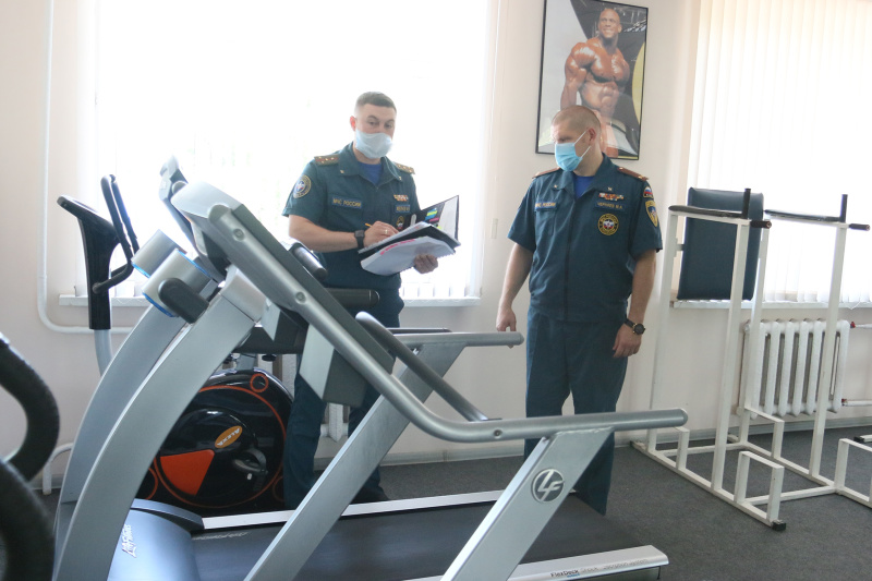Смотр учебно-материальной базы подразделений Центра