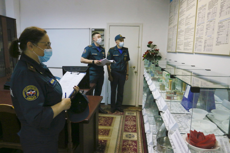Смотр учебно-материальной базы подразделений Центра