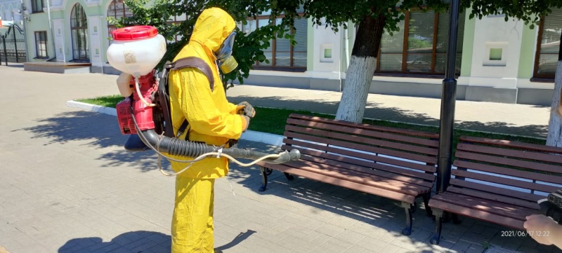 Специалисты Центра провели специальную обработку Рижского вокзала