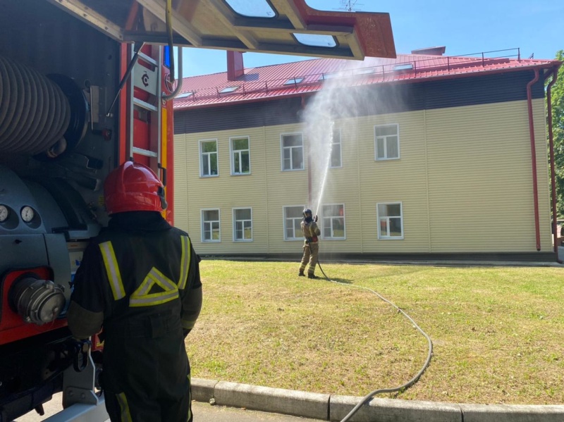 Проведение учебной пожарной тревоги 24.06.2021