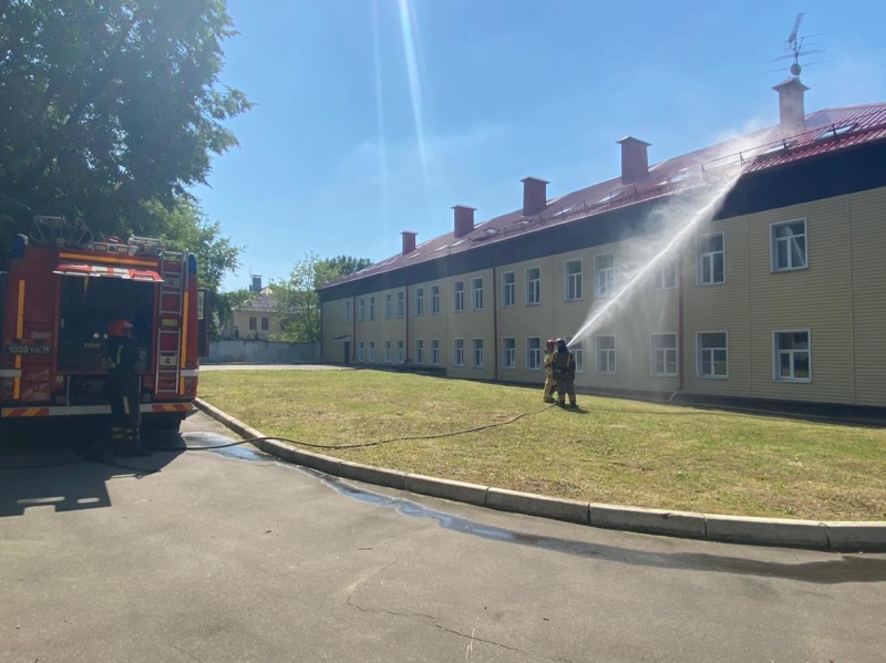 Проведение учебной пожарной тревоги 24.06.2021