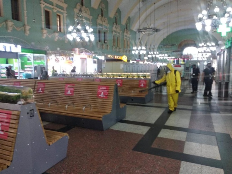 Проведена специальная обработка Казанского вокзала