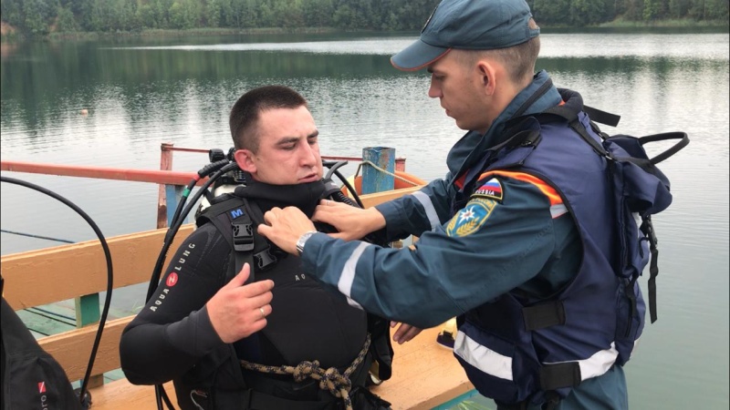 Тренировочные водолазные спуски