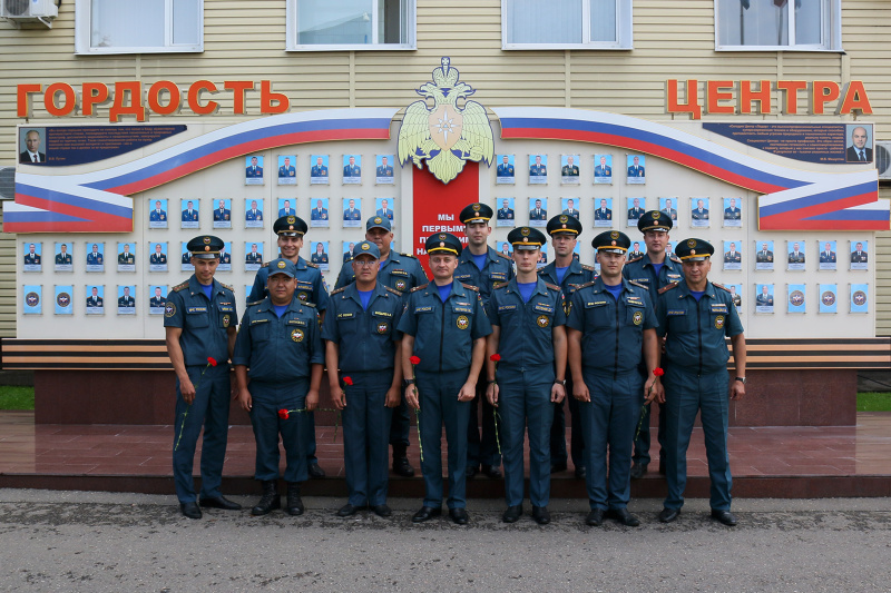 Встреча отряда из Ржевского района Тверской области