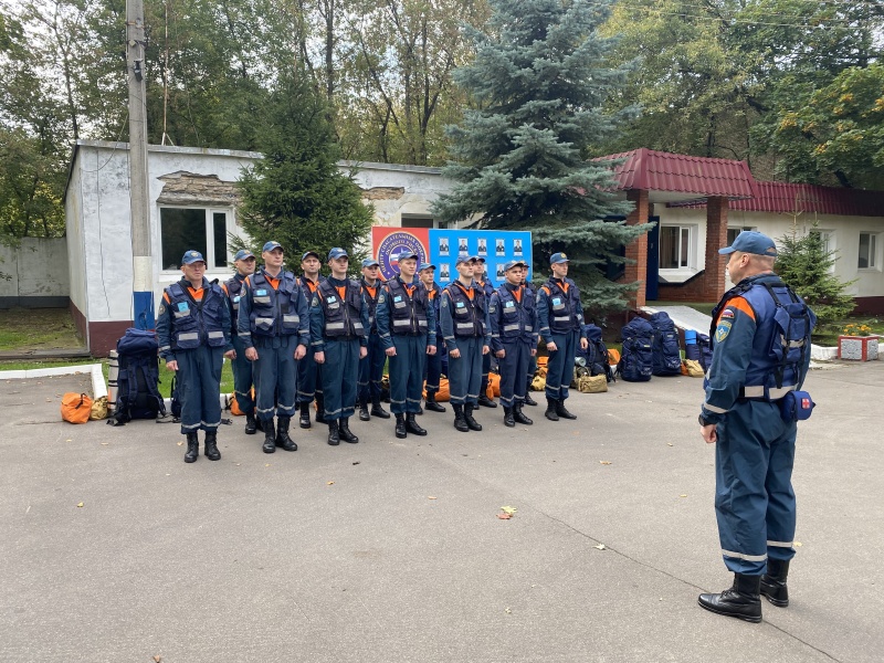 Завершением полевого выхода 7 управления стало проведение тактико-специального учения