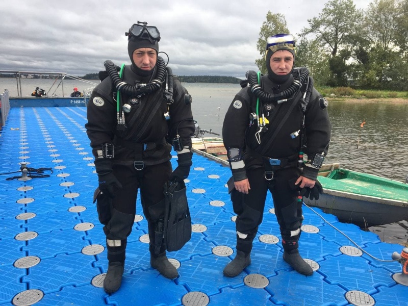 Водолазы Центра проводят тренировки в Новгородской области