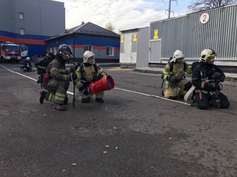 В Центре проведены занятия по противопожарной подготовке