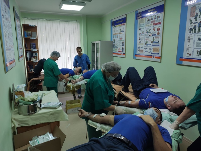 В Центре "Лидер" проведена акция по сдаче донорской крови