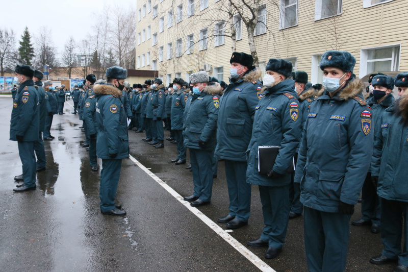 В Центре проведен смотр зимней формы одежды