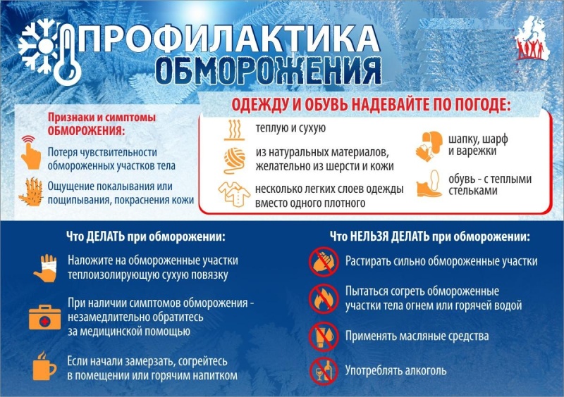 Как действовать при обморожении